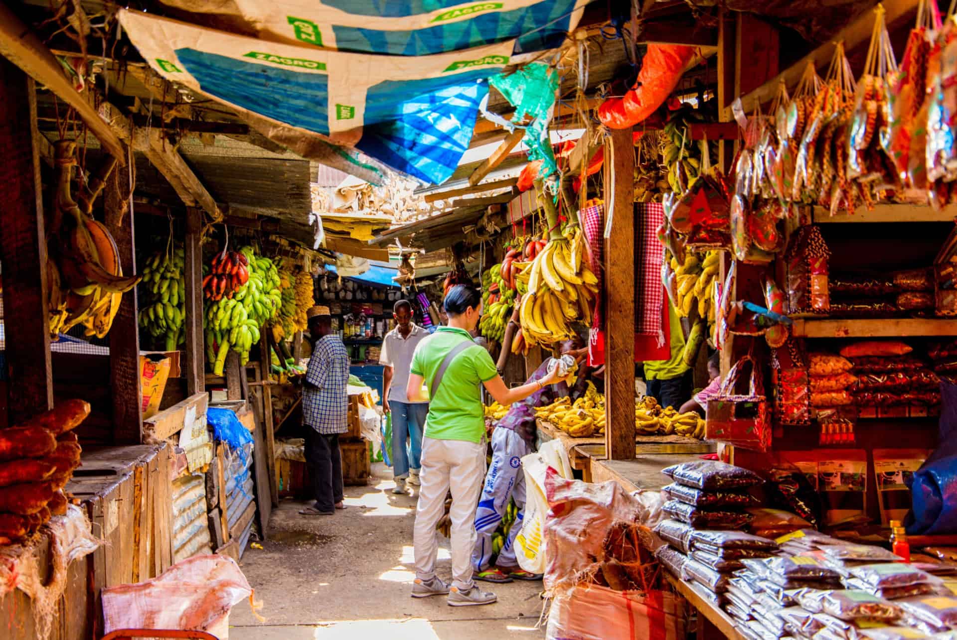 marché de stone town zanzibar