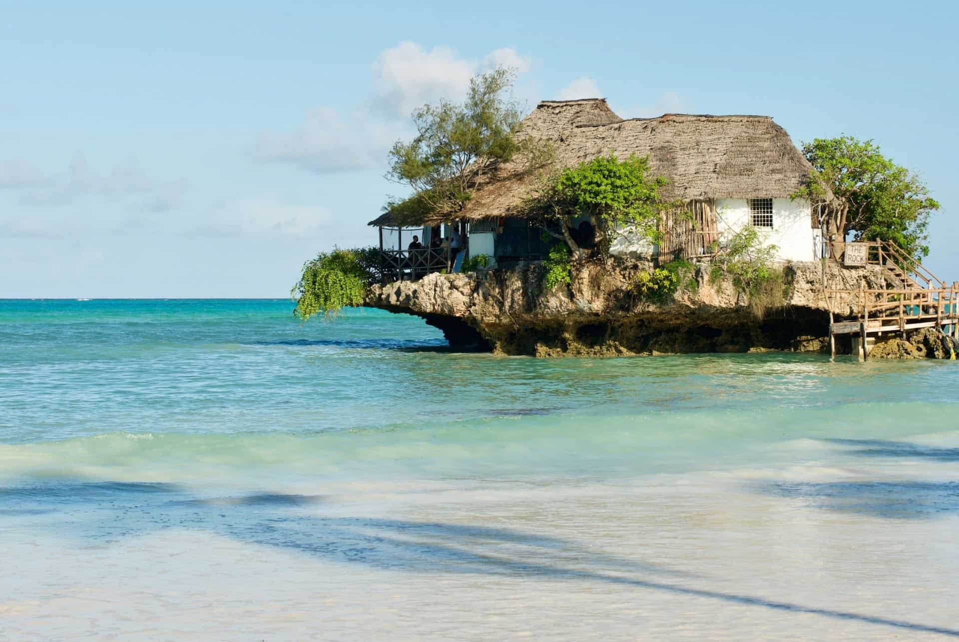 restaurant the rock zanzibar