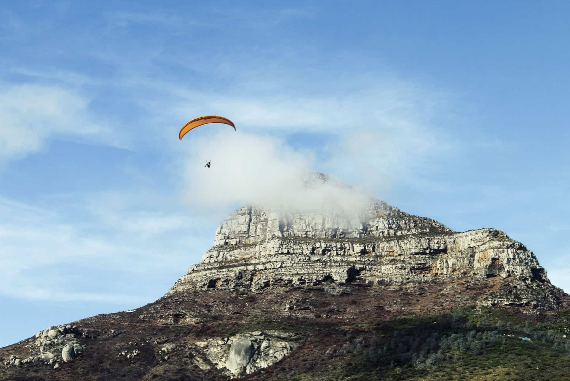 Vol en parapente au-dessus de Cape Town