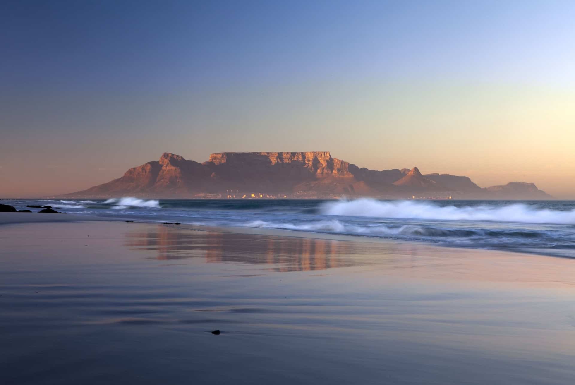 plus belles plages afrique du sud bloubergstrand