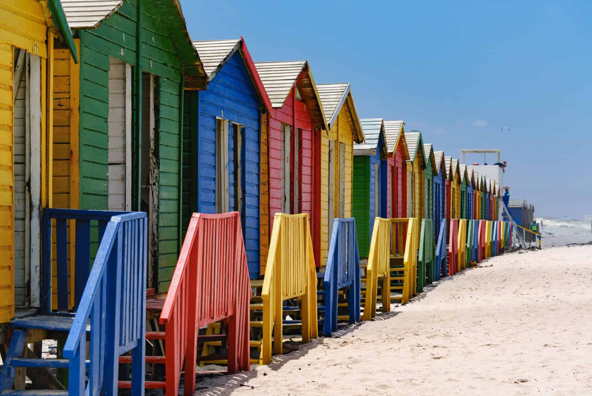 chalets colores muizenberg
