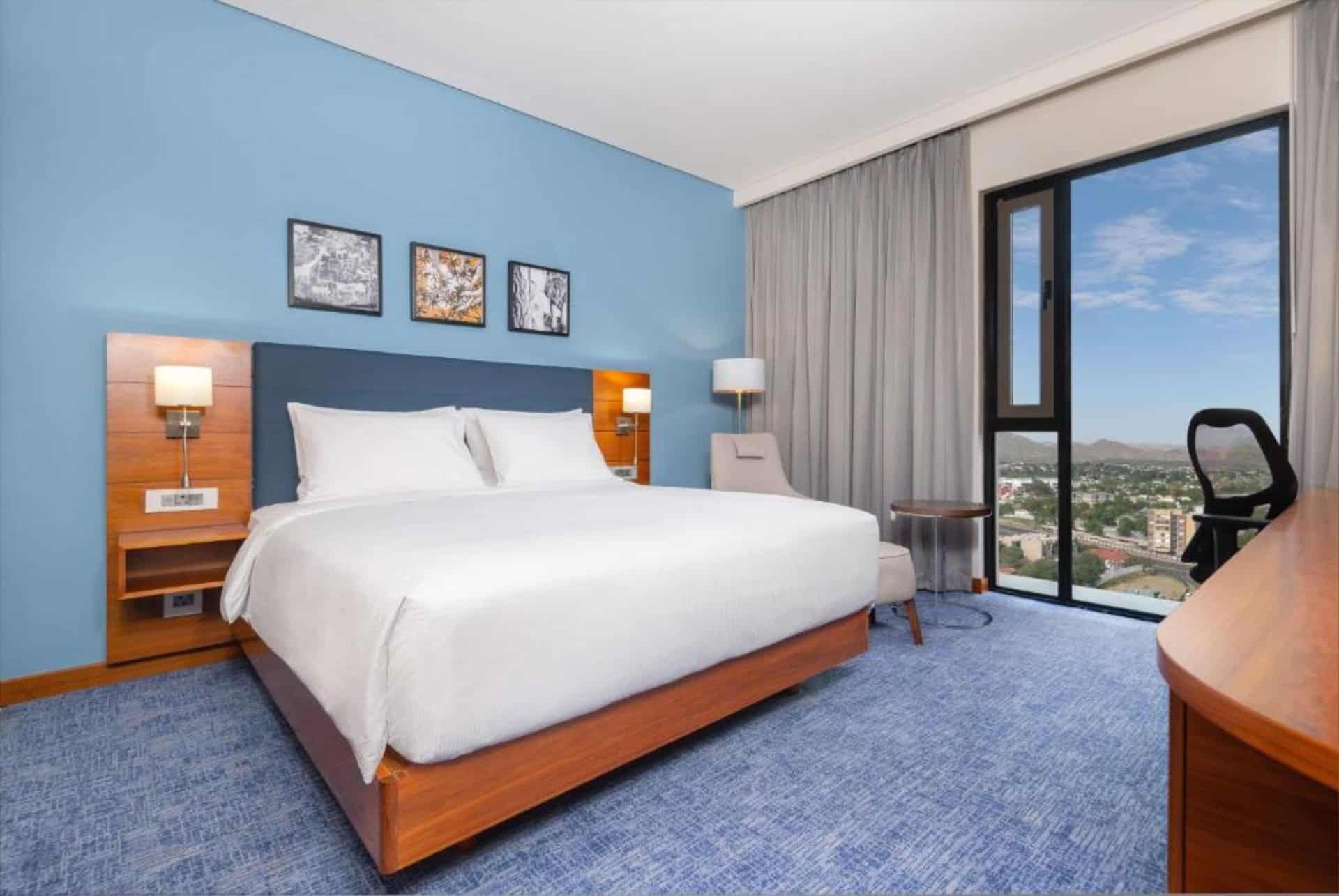 hilton garden namibie chambre