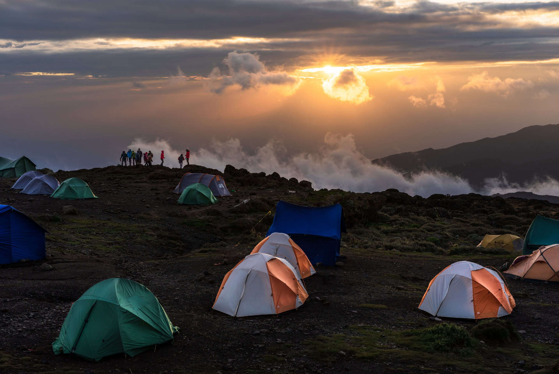 parc national du kilimandjaro tentes kilimandjaro